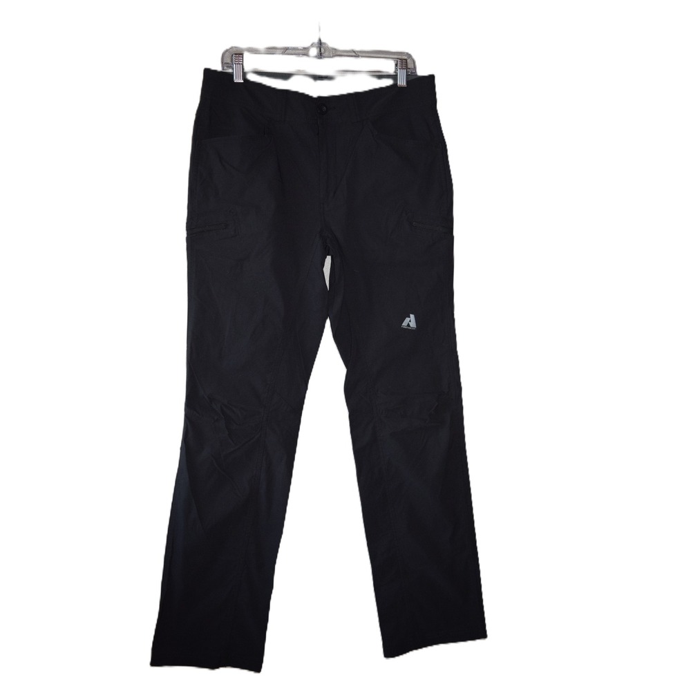 Eddie Bauer First Ascent Hiking Pants Mens Black Good Technical Cargo Pockets